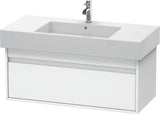 Duravit Ketho Waschtischunterbau wandhängend 1000 mm, 1 Auszug, Weiß Matt