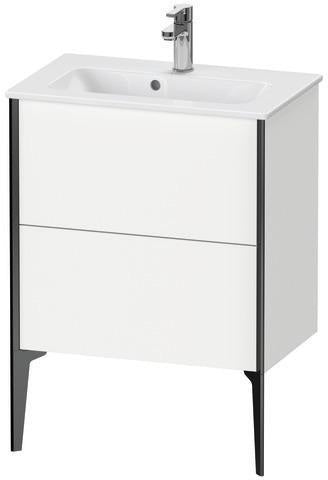 Duravit Waschtischunterbau XVIU 610x834x390mm 2 Auszüge Compact s-matt