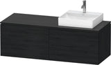 DURAVIT L-Cube Waschtischunterbau 1420 mm Taupe supermatt mit Tip-on und Soft-Close
