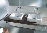 Duravit Vero Aufsatzbecken 600 mm weiß geschliffen ohne Überlauf ohne Hahnloch