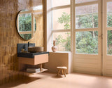 Duravit Balcoon Konsolenwaschtischunterbau 700 mm mit 2 offenen Fächern und Schubkasten in Elfenbein