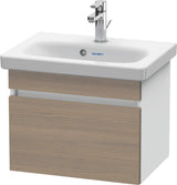 DURAVIT DuraStyle Waschtischunterbau wandhängend Eiche Terra Weiß Matt 500 mm