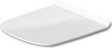 DURAVIT DuraStyle WC-Sitz mit SoftClose Absenkautomatik & Edelstahl-Scharnieren, Weiß