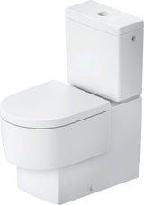 DURAVIT Balcoon Stand-WC spülrandlos 370x650mm weiß Hochglanz, Abgang waagerecht
