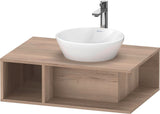 Duravit D-Neo Waschtischunterbau 800 mm Betongrau Matt – Wandhängend, 1 offenes Fach links
