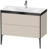 Duravit XViu Möbelwaschtischset 1000 mm mit Unterschrank und Viu Waschtisch