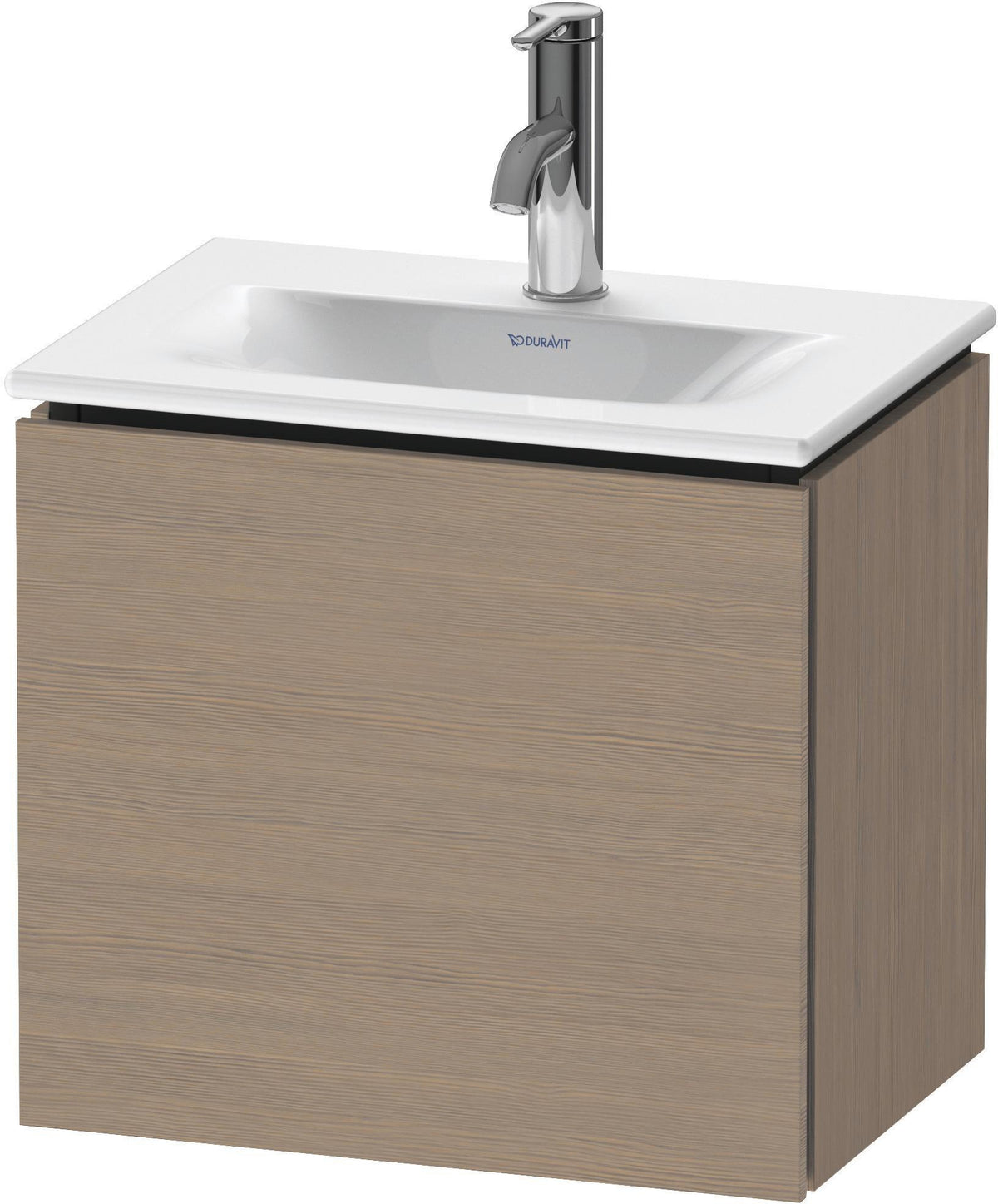 Duravit L-Cube Waschtischunterbau 440 mm, 1 Tür links, weiß matt – Wandhängend