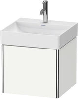 Duravit Waschtischunterbau XSquare 397x484x460mm, 1 Auszug, weiß matt – wandhängend für DuraSquare