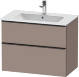 Duravit D-Neo Waschtischunterbau 810 mm betongrau matt mit Soft-Close-Auszug