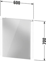 DURAVIT Spiegelschrank Ketho.2 157x600x700mm LED mit Front- und Innenspiegel, Soft-Close, EEK C