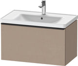 Duravit D-Neo Waschtischunterbau 784 mm Eiche Schwarz Matt mit 1 Auszug und Bronze-Griff