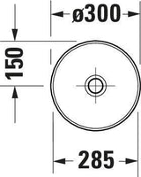 DURAVIT Sivida Aufsatzbecken Set 410x330 mm mit Konsole, weiß, medizinische Ausführung