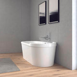 DURAVIT C.1 Wanneneinlauf 205 mm rund, Schwarz Matt, Wandmontage, mit Strahlregler