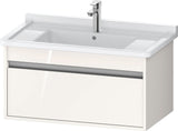 DURAVIT Ketho Waschtischunterbau wandhängend 455x800x410 mm, 1 Auszug, weiß matt