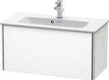 Duravit XSquare Waschtischunterbau 810 mm – wandhängend, Seidenmatt, für ME by Starck