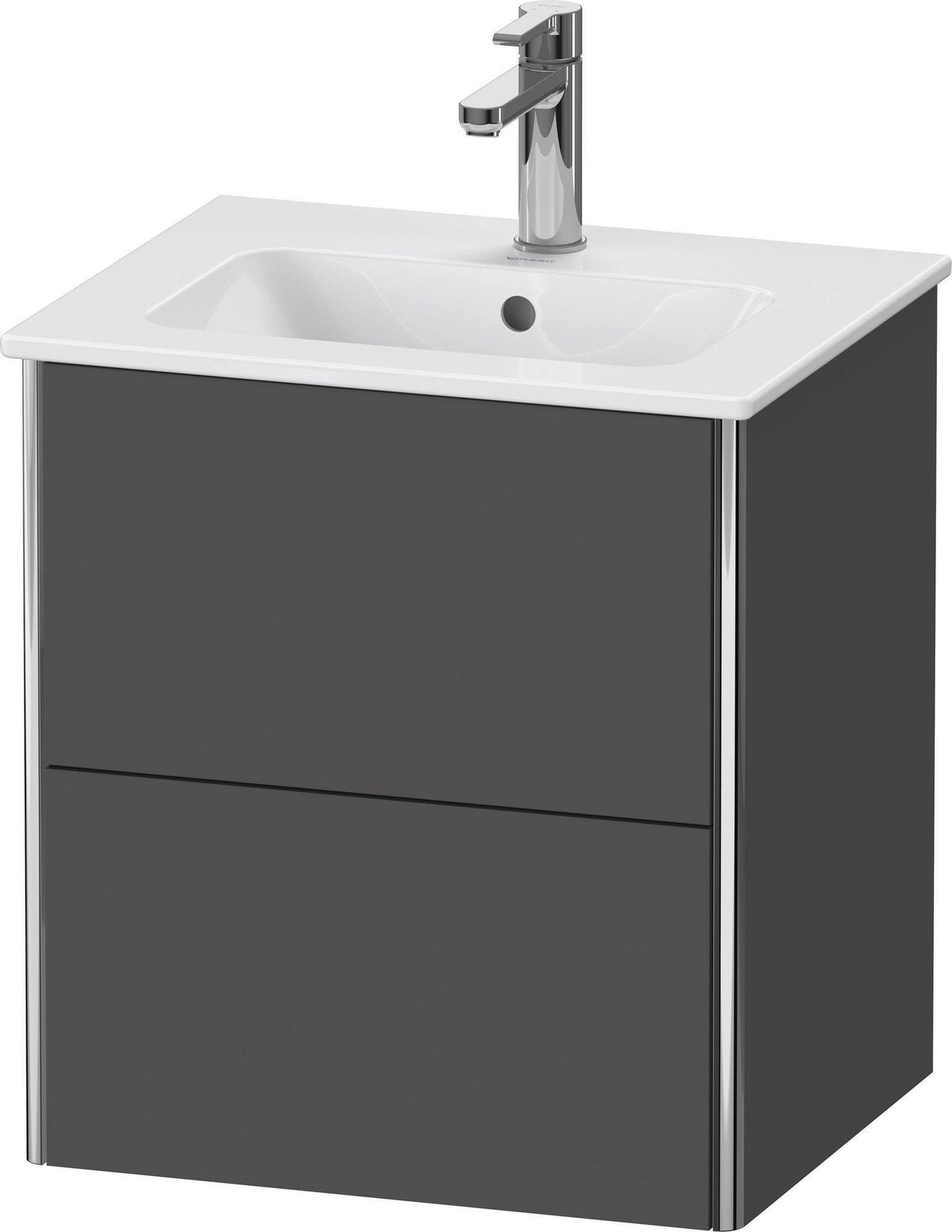 Duravit XSquare Waschtischunterbau wandhängend, 2 Schubkästen, Weiß Matt