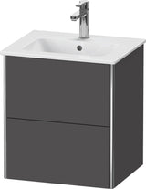Duravit XSquare Waschtischunterbau wandhängend, 2 Schubkästen, Weiß Matt