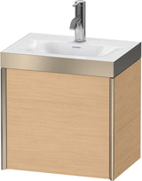 DURAVIT XViu Waschtischunterbauset c-bonded 460 mm Eiche Natur mit 1 Tür