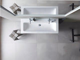 Duravit C.1 Einhebel-Waschtischmischer M mit Zugstange, Schwarz Matt
