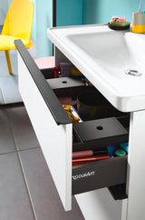 DURAVIT D-Neo Einhebel-Waschtischmischer mit Zugstange, Chrom – 109 mm Ausladung
