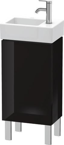 Duravit L-Cube Waschtischunterbau 582x364x241mm betongrau matt, Anschlag links, 1 Tür