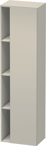 DURAVIT DuraStyle Hochschrank 360x500x1800mm, 1 Tür links, weiß matt – Wandhängend mit Soft-Close