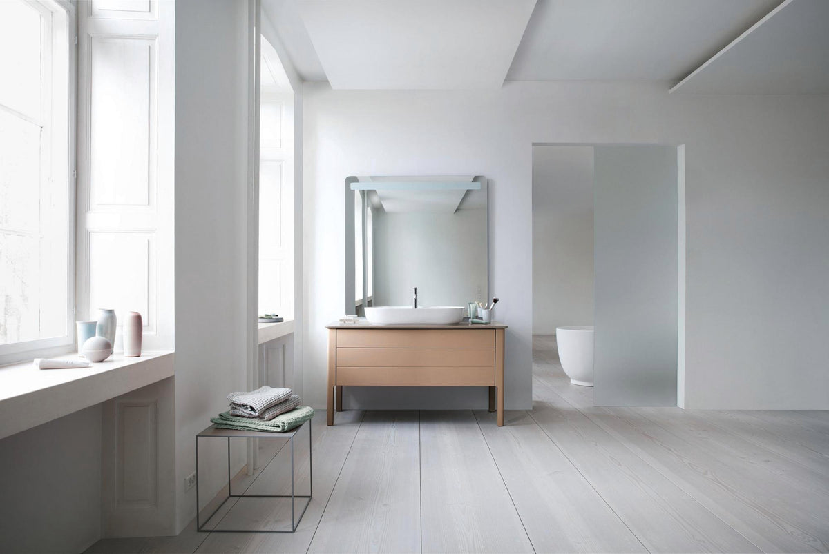 DURAVIT Aufsatzbecken Luv 800 mm aus DuraCeram, weiß, ohne Überlauf, mit Hahnlochbank