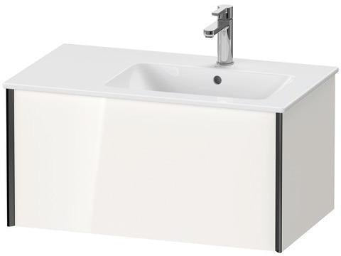 Duravit Waschtischunterbau XVIU 810 mm weiß matt mit Tip-On-Technik und Auszug