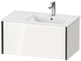 Duravit Waschtischunterbau XVIU 810 mm weiß matt mit Tip-On-Technik und Auszug