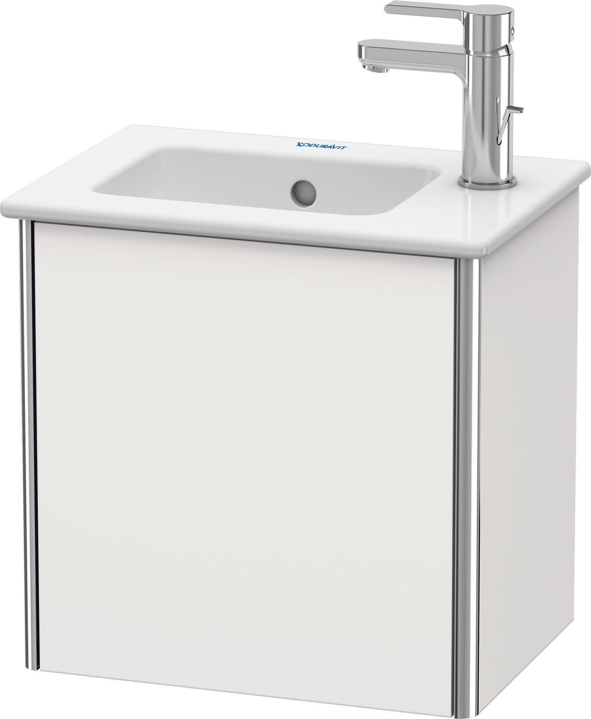 Duravit XSquare Waschtischunterbau 1 Tür rechts 400x410x289 mm Weiß Seidenmatt