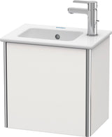 Duravit XSquare Waschtischunterbau 1 Tür rechts 400x410x289 mm Weiß Seidenmatt