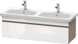 Duravit DuraStyle Waschtischunterbau 1230 mm betongrau matt – wandhängend, 1 Auszug, Soft-Close