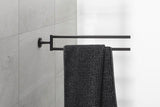 DURAVIT Starck T Handtuchhalter, 2-armig, schwenkbar, Chrom, 50x46,5x80 mm