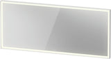 DURAVIT L-Cube Lichtspiegel 650x700mm mit Sensor, LED-Beleuchtung, Spiegelheizung & Kondensschutz, Weiß