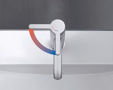 DURAVIT C.1 Einhebel-Waschtischmischer mit FreshStart, MinusFlow und Zugstange, 91 mm Ausladung