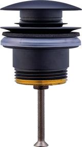 DURAVIT Push-open Ventil Universal für Waschtisch mit Überlauf, chrom, 64 mm, Metall