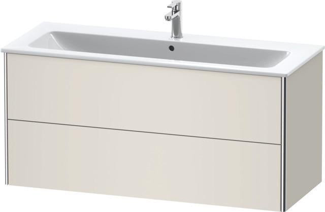 Duravit XSquare Waschtischunterbau 1210 mm mit 2 Schubkästen, s-matt, für ME by Starck