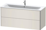 Duravit XSquare Waschtischunterbau 1210 mm mit 2 Schubkästen, s-matt, für ME by Starck