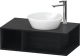 DURAVIT D-Neo Waschtischunterbau wandhängend 800 mm betongrau matt, Becken rechts, 1 offenes Fach