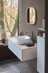 Duravit C.1 Einhebel-Waschtischmischer L mit Zugstange, Schwarz Matt