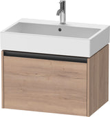 Duravit Waschtischunterbau Ketho.2 wandhängend 684 mm betongrau matt mit 1 Auszug