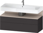 graphit supermatt / Nische taupe matt / anthrazit
