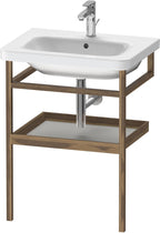 betongrau matt/nussbaum massiv