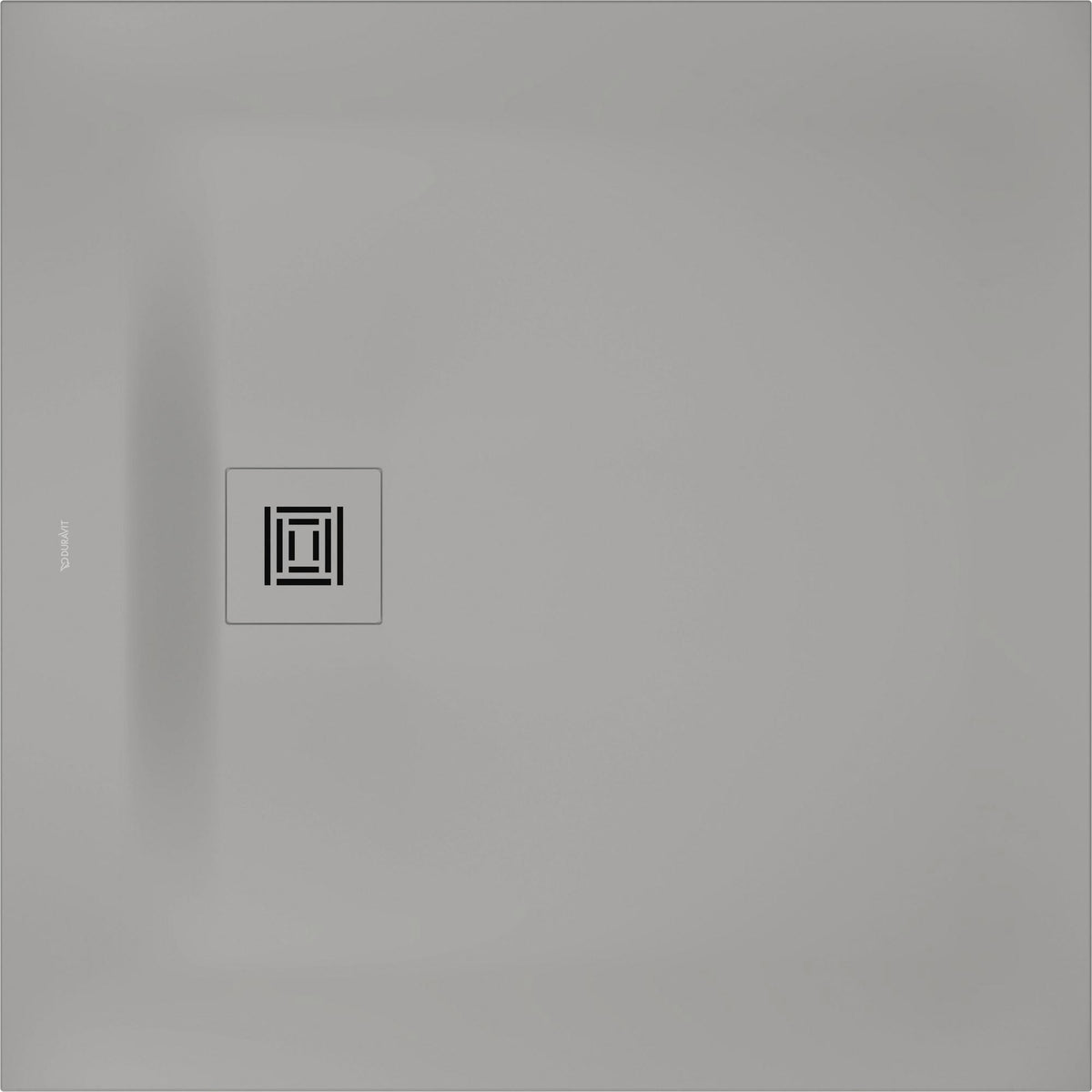 DURAVIT Sustano Duschwanne 800x800x30 mm Mineralguss hellgrau matt – bodenbündig & halbeinbau