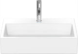 Duravit Vero Air Aufsatzbecken 600 mm, ohne Überlauf, mit Hahnlochbank, geschliffen, weiß