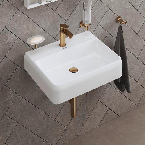 DURAVIT Wave Einhebel-Waschtischmischer M mit Zugstange, Chrom – Keramikmischsystem, 122 mm Ausladung