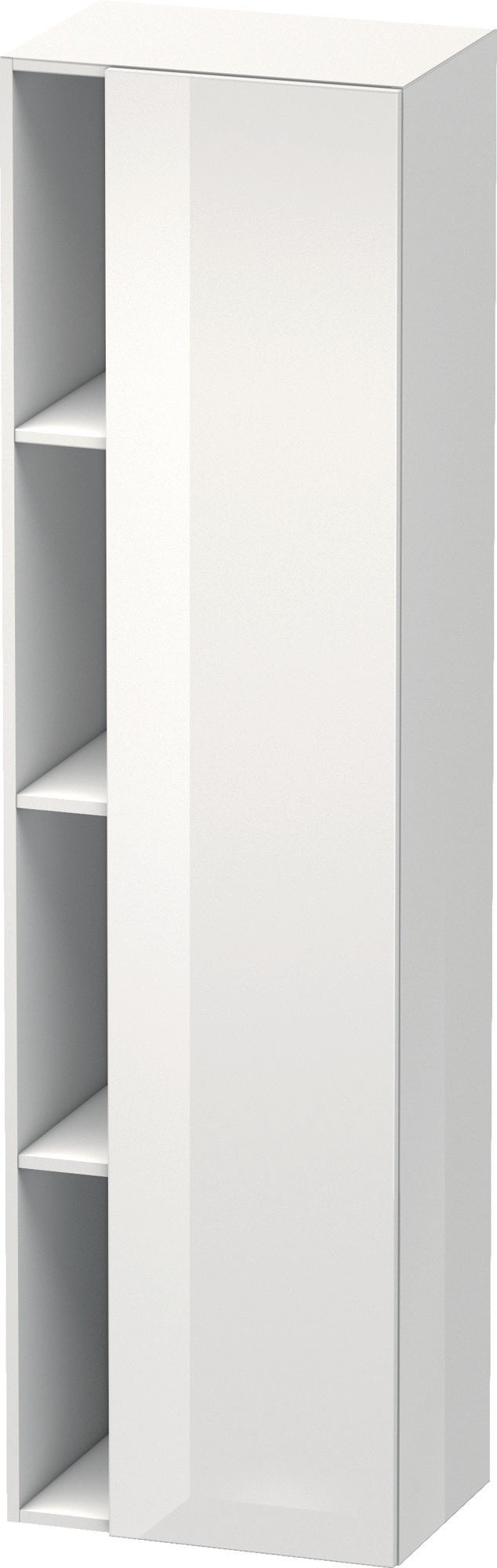 DURAVIT DuraStyle Hochschrank 360x500x1800mm, 1 Tür links, weiß matt – Wandhängend mit Soft-Close