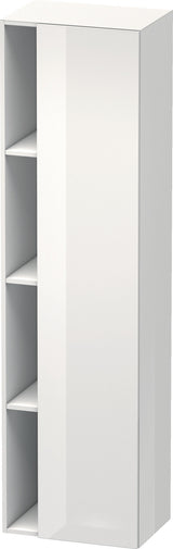 DURAVIT DuraStyle Hochschrank 360x500x1800mm, 1 Tür links, weiß matt – Wandhängend mit Soft-Close
