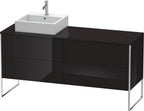 schwarz hochglanz / Mitteldichte Faserplatte (MDF) / schwarz