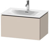Duravit L-Cube Waschtischunterbau 720 mm taupe supermatt mit Tip-On-Technik